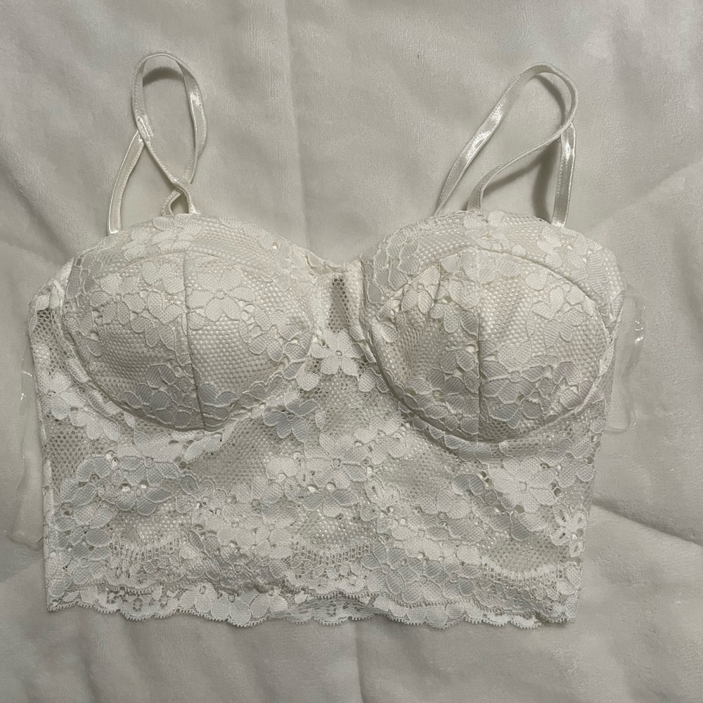 White lace top